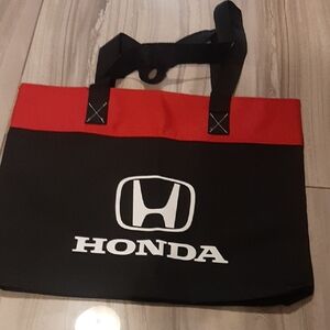 Honda Red and Black Tote Bag